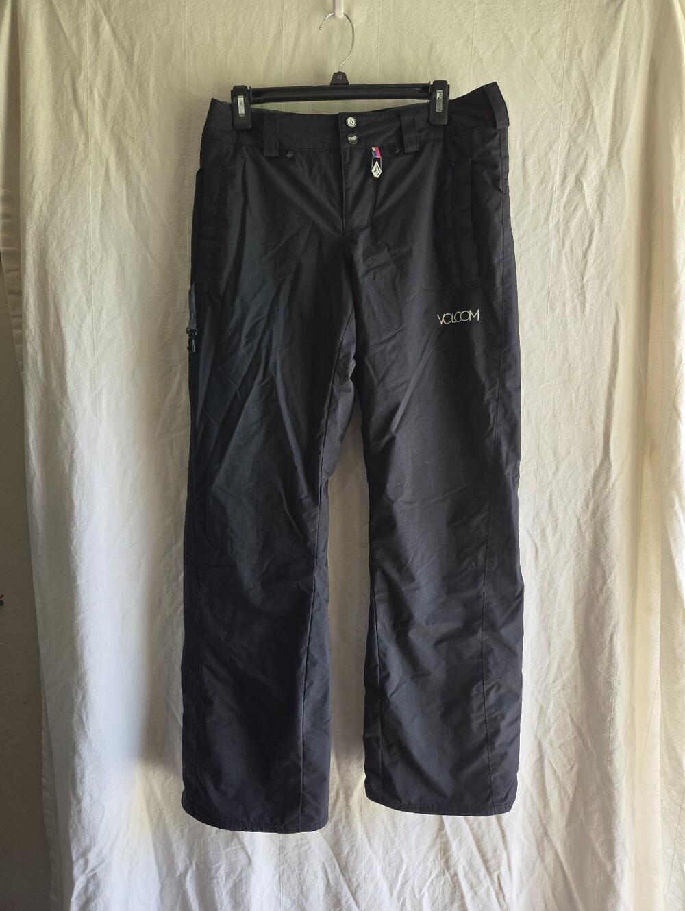 Volcom Boom Insulated Snow Pants Womens Small Black Skiing Snowboarding Winter